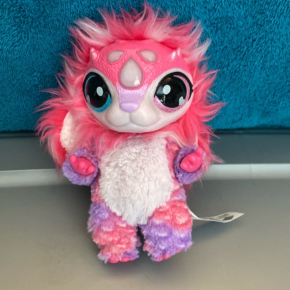 Magic Mixies Crystal Ball Pink Plush Stuffed Lights & Sound Interactive - Picture 1 of 3